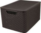 KOSZYK RATTAN STYLE L 30L z pokrywą