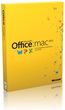 Microsoft Office Mac 2011 dla Użytkowników Domowych i Uczniów PL BOX 1 User (GZA-00144)