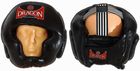 Kask bokserski - Ochraniacz na głowę ''Professional'' 601186 Dragon skórzany