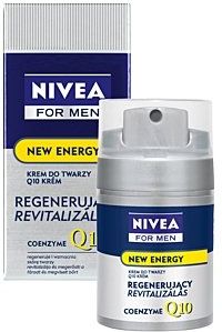Kosmetyki do pielęgnacji twarzy dla mężczyzny Nivea for Men Krem Q10 Energy Crem 50ml - Opinie i ceny na Ceneo.pl