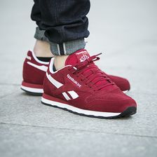 reebok classic leather suede power red