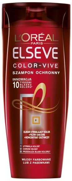 Szampon do włosów Loreal Paris Elseve Color-Vive Szampon ochronny 250ml - Opinie i ceny na Ceneo.pl